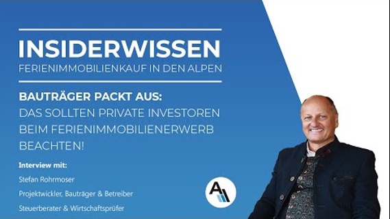 Insiderwissen vom Bauträger