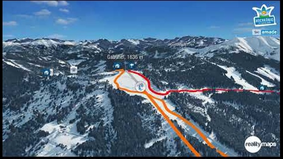 Königstour in 3D - Skiregion Hochkönig