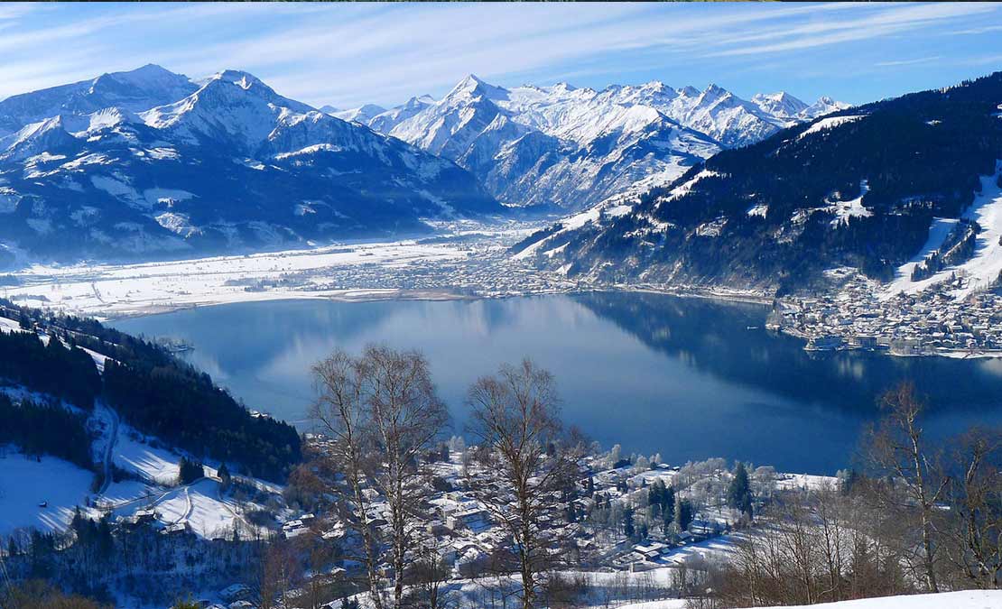 Zell am See im Winter